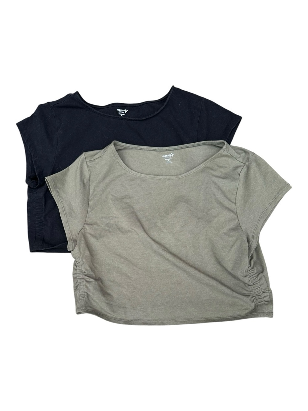Old Navy Active PowerChill Crop Workout Tops 2-Pack XL